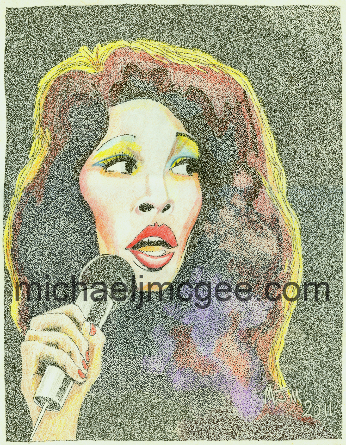 Donna Summer / MJM Artworks / michaeljmcgee.com